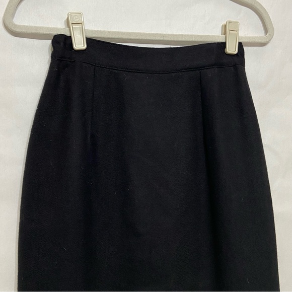 VINTAGE PIONEER WEAR RED RIVER WESTERN COWGIRL WOOL BUTTON MIDI SKIRT - Picture 10 of 14